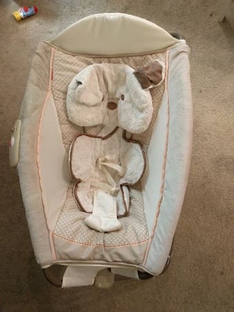 Fisher Price Snugapuppy Baby Rocker and Sleeper $20 1