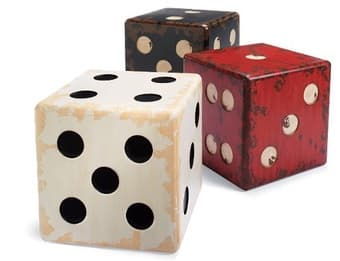 Uttermost Dice Accent Table 2