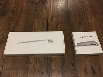 Apple Magic Trackpad +  Keyboard 1