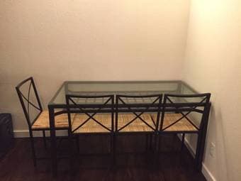 Selling desk ($100 obo) and dining room table set ($100 obo) 2
