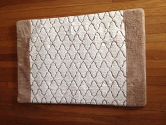 large memory foam bathroom mat, only $4 1