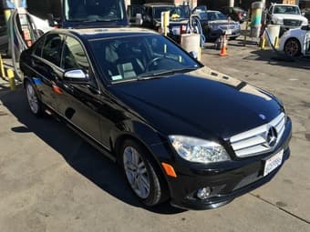 Impeccable Black 2008 Mercedes-Benz C300 Sport Sedan For Sale $14,000 1