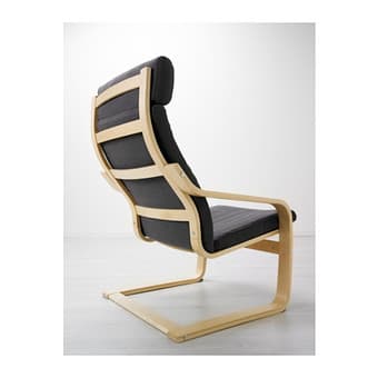 Chair, birch veneer, Finnsta gray 2