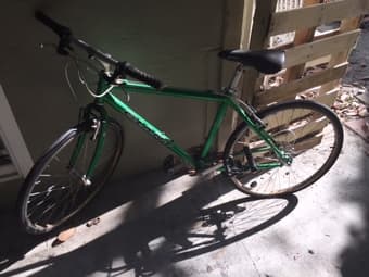 Green 17" womens bike 1