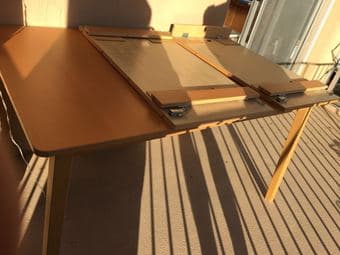 High quality real wood extendable table $50 OBO 2