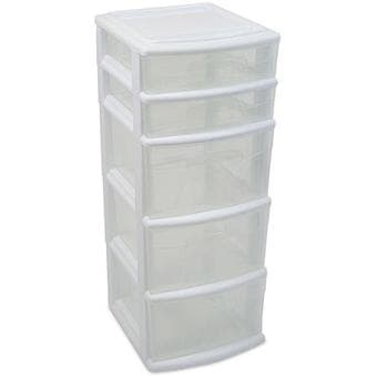 Homz 5-Drawer Medium Cart 1
