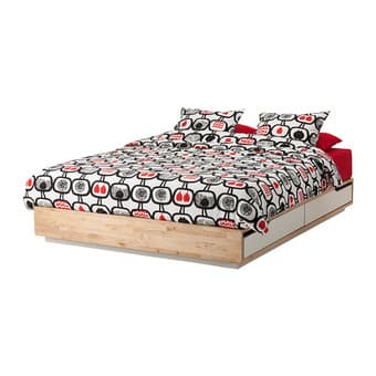 ikea mandal bed with storage (full size) $200 1