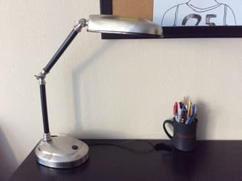 Coffee table, Patio rocking chairs, reading lamp. 3