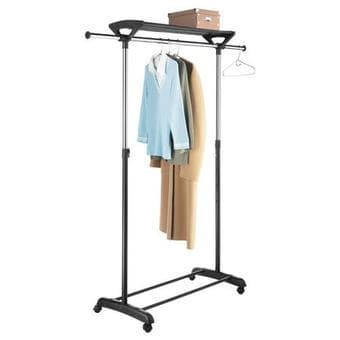 Mainstays Adjustable Rack With Shelf 1