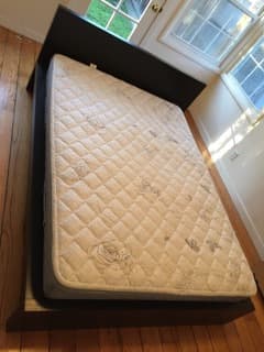 moving sale (bed frame, mattress, 6-drawer chest, office cabinet) 3