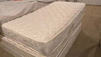 IKEA queen size bed frame + mattress: $85 1