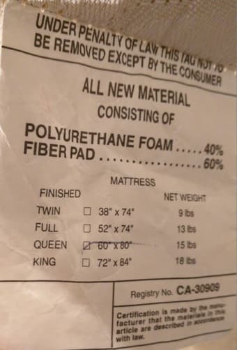 IKEA queen size bed frame + mattress: $85 2