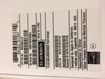 13.3-inch MacBook Pro (2014), 8GB RAM, 256 GB - $850 (broken screen) 2