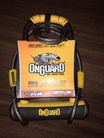 U-lock with cable (New) for $45 1