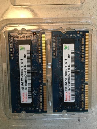 4GB DDR3 RAM (2 x 2GB) 1