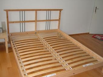 IKEA queen size bed frame: only $40 3