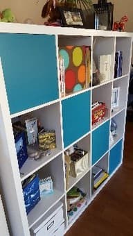 IKEA Kallax shelving unit - $160 2