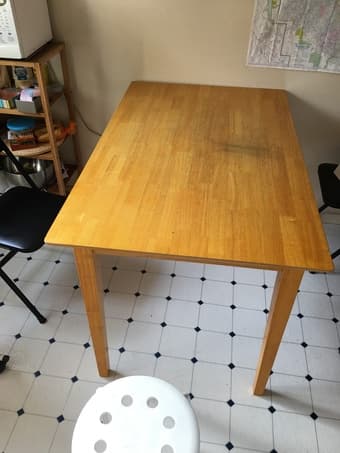木头桌子25美元，wooden table--$25 2
