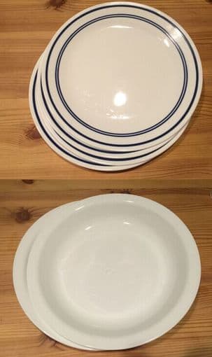 Corelle 22 Piece Dinnerware Set, Cafe Blue($20) 2