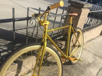 Pure Fix Fixie All Gold Custom Bike 2