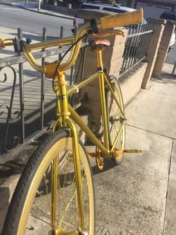 Pure Fix Fixie All Gold Custom Bike 3