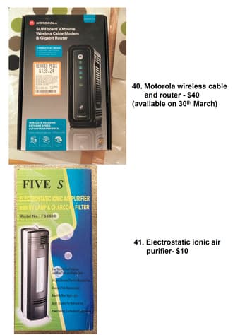 Moving sale 1