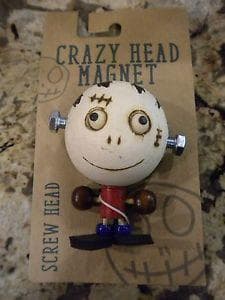 Cute "Crazy Head" magnets - $9 for two 2