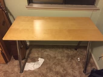 Moving Sale - Full size bed, dresser, drawers, desk/drafting table 2