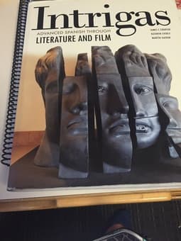Intrigas: Advanced Spanish Through Literature and Film for Sale 1