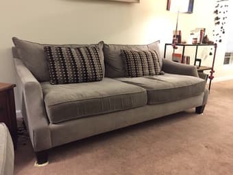 Super comfy Sofa, Chair, and Coffee Table 1
