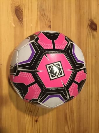 For sale: Princess Bycicle for 3-6 yrs girl+helmet($25),football($8) 3