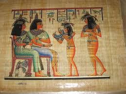 Egyptian Paintings on Papyrus 1