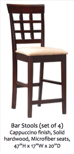 Set of 4 Bar Stools For Sale! - $120 for all 4 1