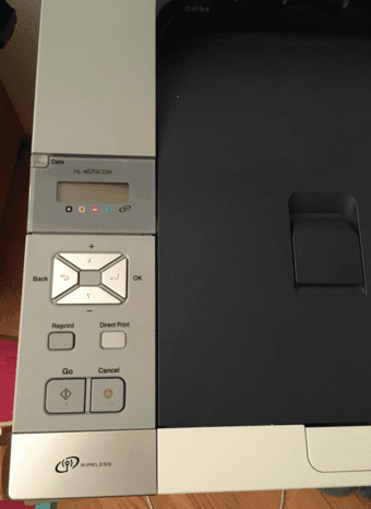 like-new Brother Laser printer HL4070CDW, auto double side for $75 1