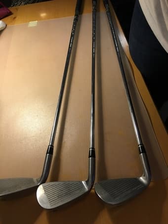 3 golf clubs, $50 or BO 1