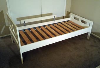 IKEA Children's bed and mattress ***Very Clean***$40 and free stroller 1