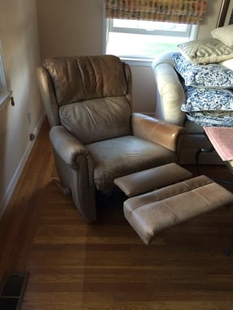 Two Leather Recliners, $200 Each 2