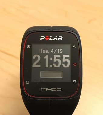 Polar M400 (without heart rate monitor) $100 - GPS running watch 1