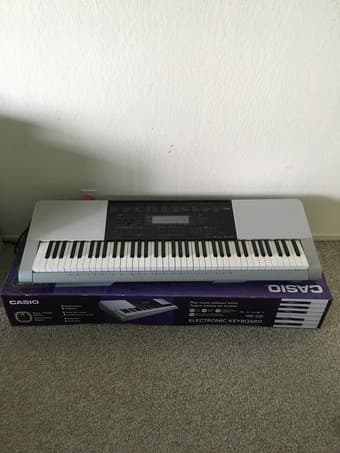 FOR SALE: Casio WK-220 76 Key Electronic Keyboard and Pedal-- $100 OBO 1