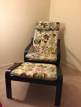 Poang chair + Footstool 80$ 1