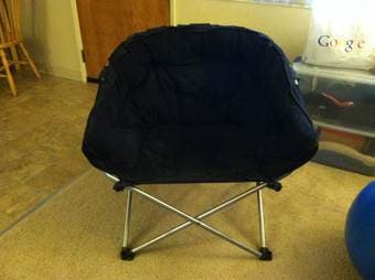 cushion folding chair 1