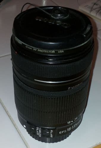 Canon 18-135 f/3.5-5.6 lens 180$ obo 1