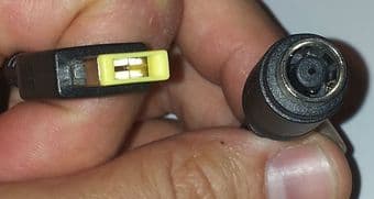 Thinkpad power adapter (round plug of brick to rectangular on laptop) 1