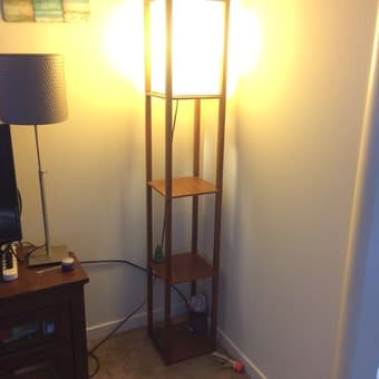 Moving sale: Corner deco lamp 1