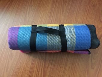 Moving sale- Yoga mat, picnic blanket, plushies 3