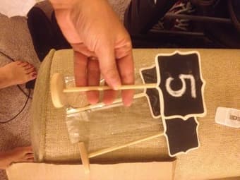 wedding-- Table numbers 10 available $1 each 1