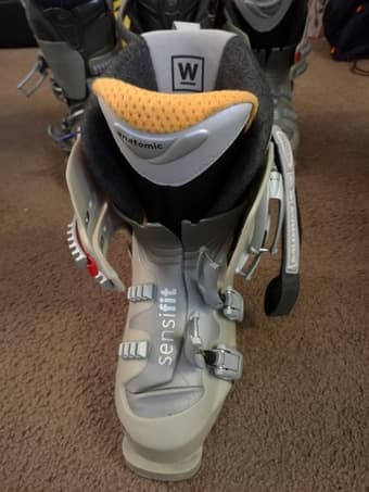 ski boots (2 pairs) - $40 3