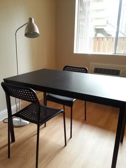 IKEA TABLE with 2 CHAIRS + SNIGLAR BED with MATTRESS for sale 2