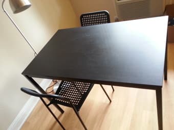 IKEA TABLE with 2 CHAIRS + SNIGLAR BED with MATTRESS for sale 2