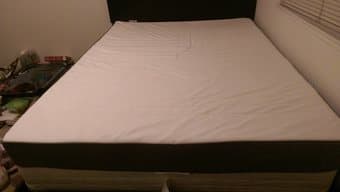 IKEA MORGEDAL foam mattress (medium firm), frame is free 1